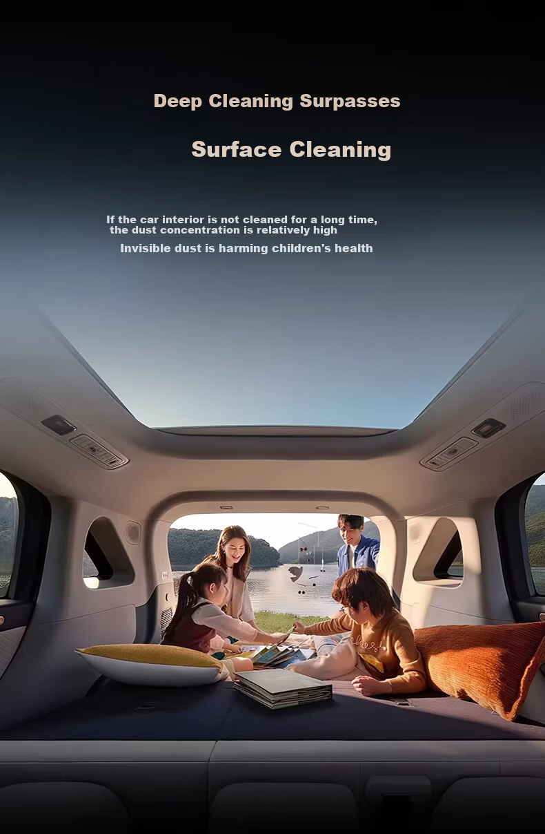 HELLOLEIBOO Car Vacuum Cleaner Wireless Handheld Rechargeable Dual-Use High-Power Strong Suction 2026 New Model 5