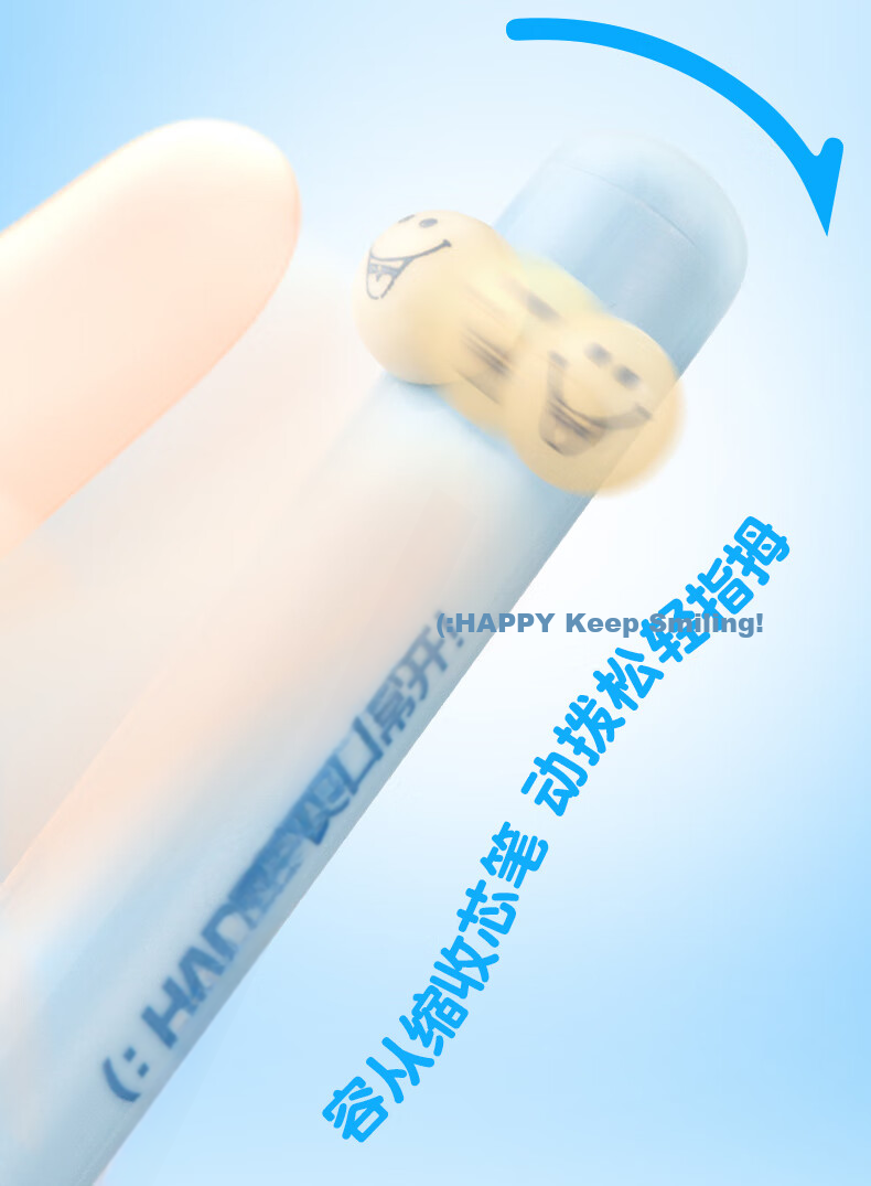 AIHAO Four-Leaf Clover 0.5mm Quick-Dry Gel Pen for Students Exam Use, 4-Pack DGP4352A 8
