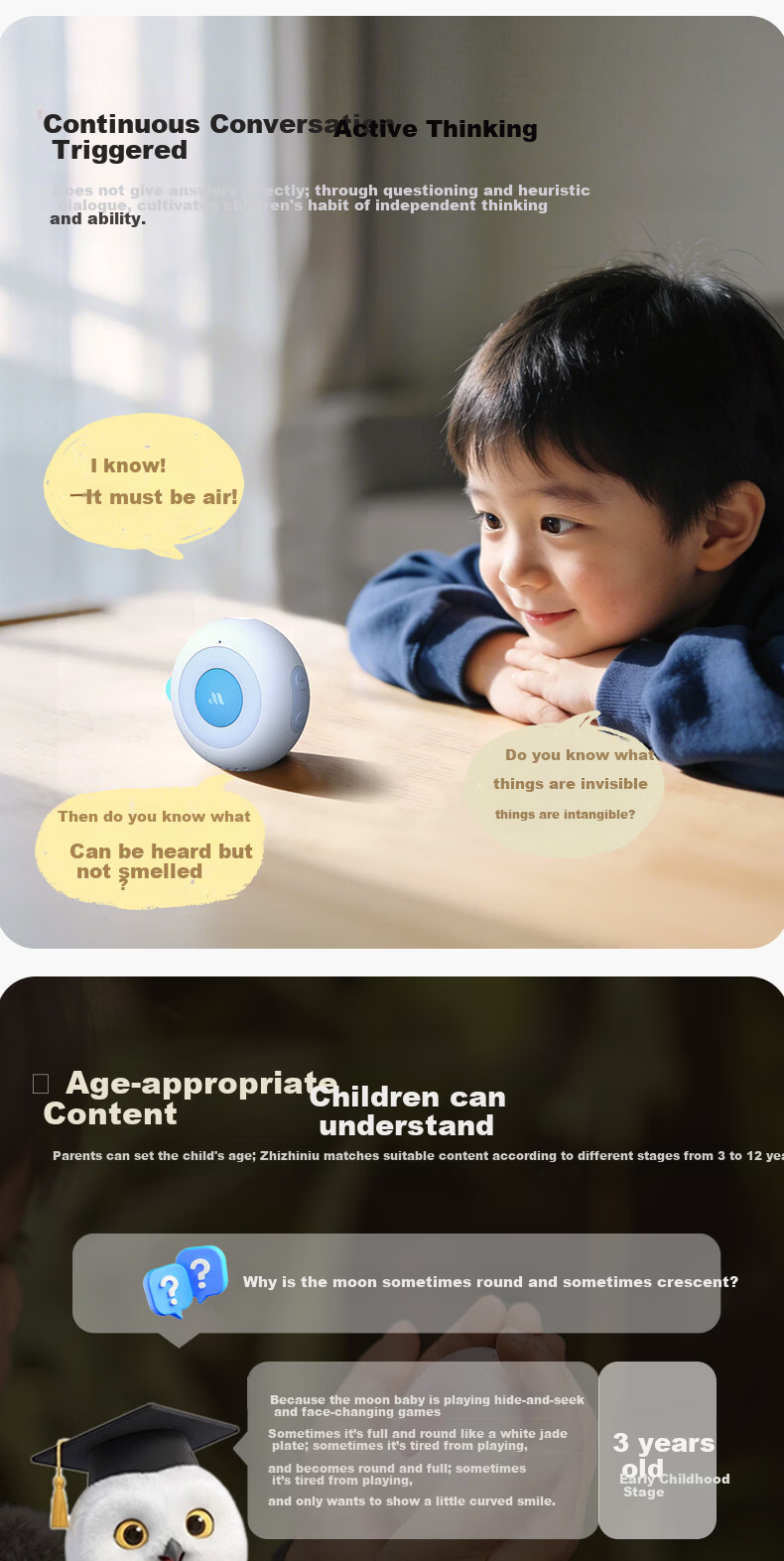 Pure Portable AI Smart Chat Robot Doubao Children's AI Toy Q&A Story Machine Birthday Gift for Boys and Girls 7