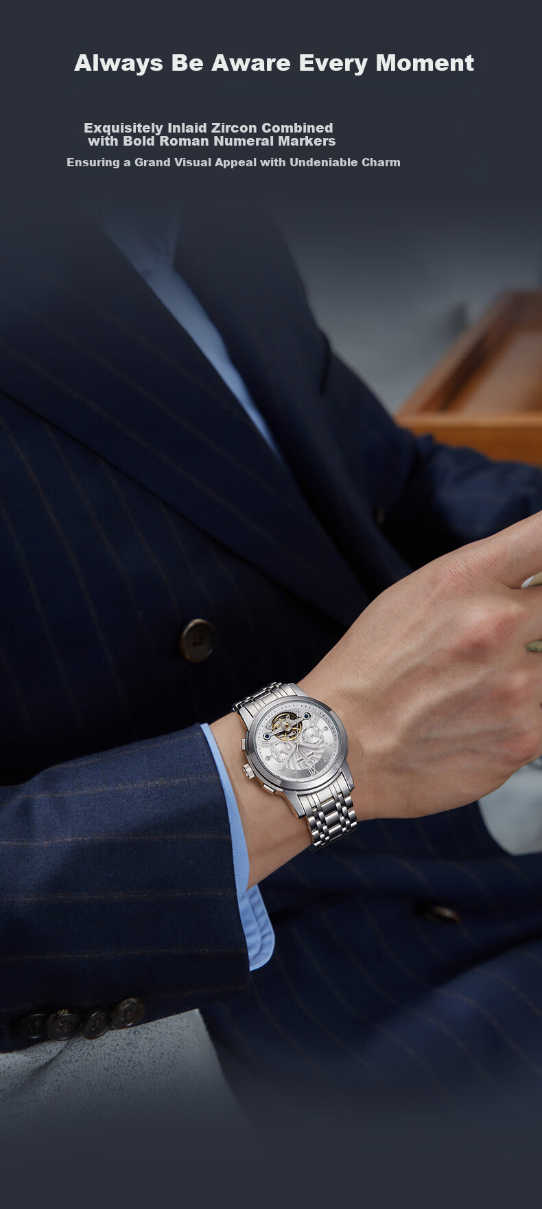 Mark Fairwhale CK-II Collaboration Men's Automatic Mechanical Watch Birthday Gift for Boyfriend 2026 New Top Ten National Watches 7
