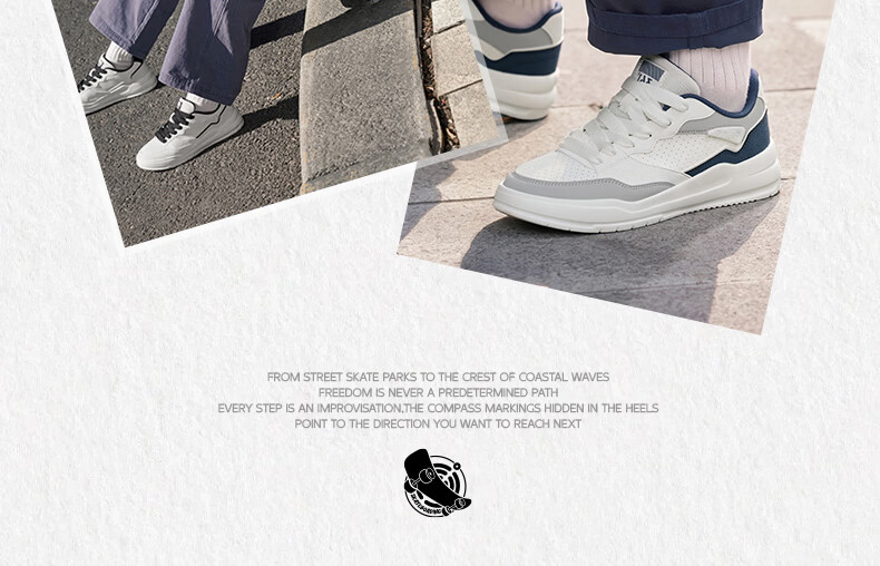 361° Yuhang Casual Men's Shoes Summer Breathable White Thick-Soled Versatile Sports Sneakers Board Shoes Men 672616620-1 5