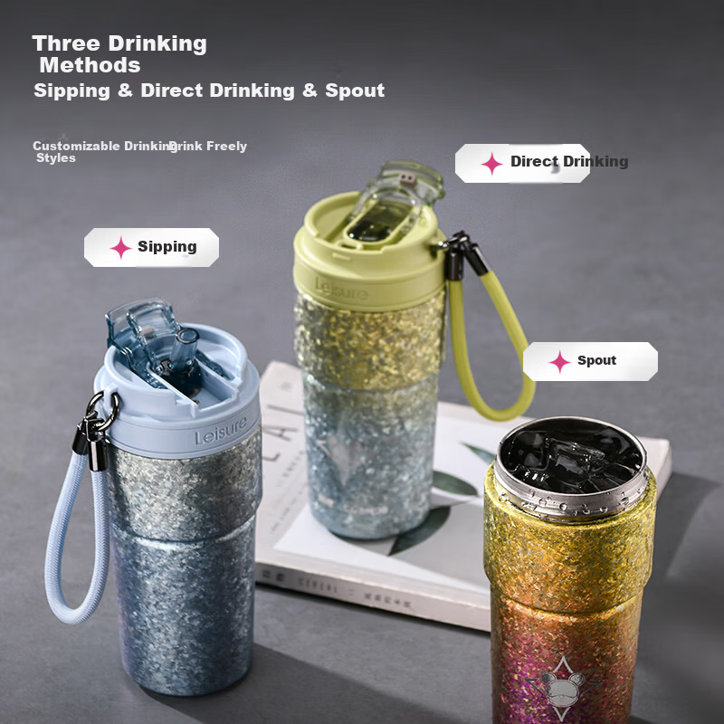 Cille Pure Titanium High-Value Coffee Cup Insulated Thermal Titanium Mug Office Water Cup Birthday Gift for Girlfriend