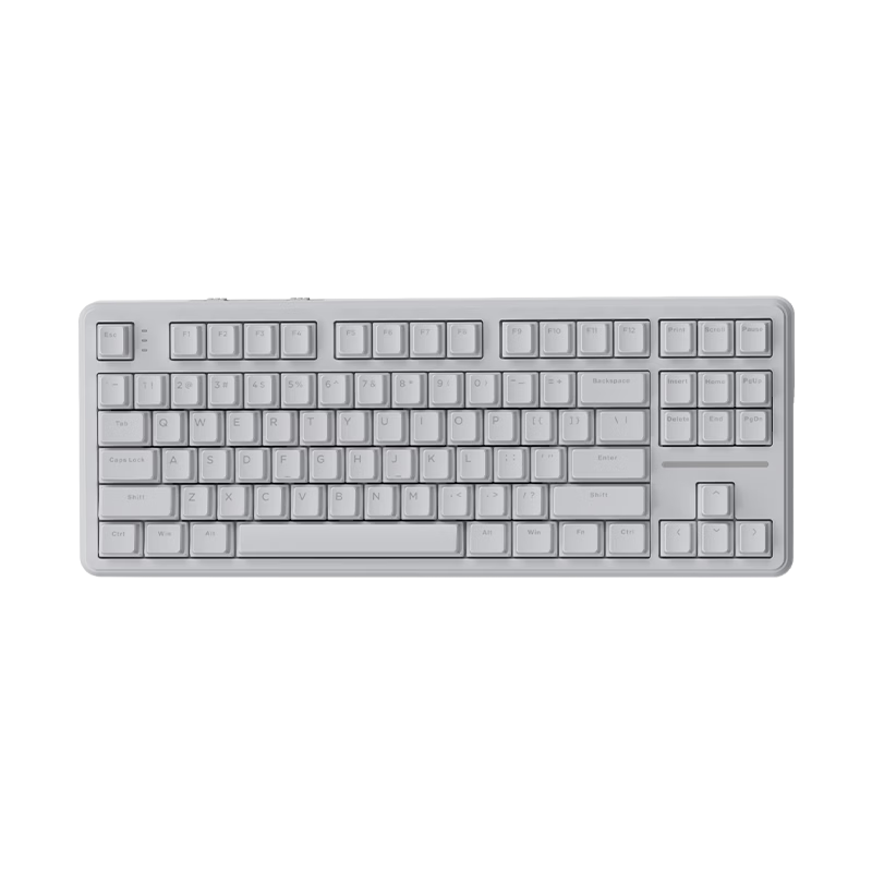 Ikbc Answer 87 Mechanical Keyboard 87 Keys Gaming Office Typing Comfortable Three-mode RGB White PBT Keycaps Mahjong Switch 42g