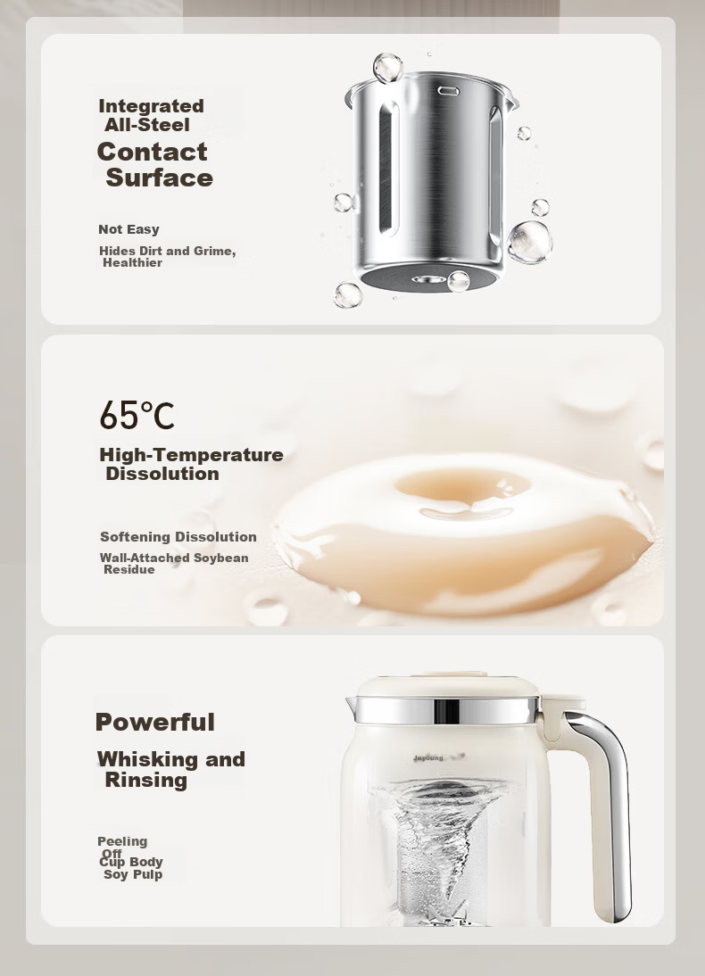 Joyoung 1.2L Titanium Soymilk Maker 316 Titanium Steel 0 Coating Variable Frequency Quiet Home Use Fully Automatic No Boil No Filter PL1180 18