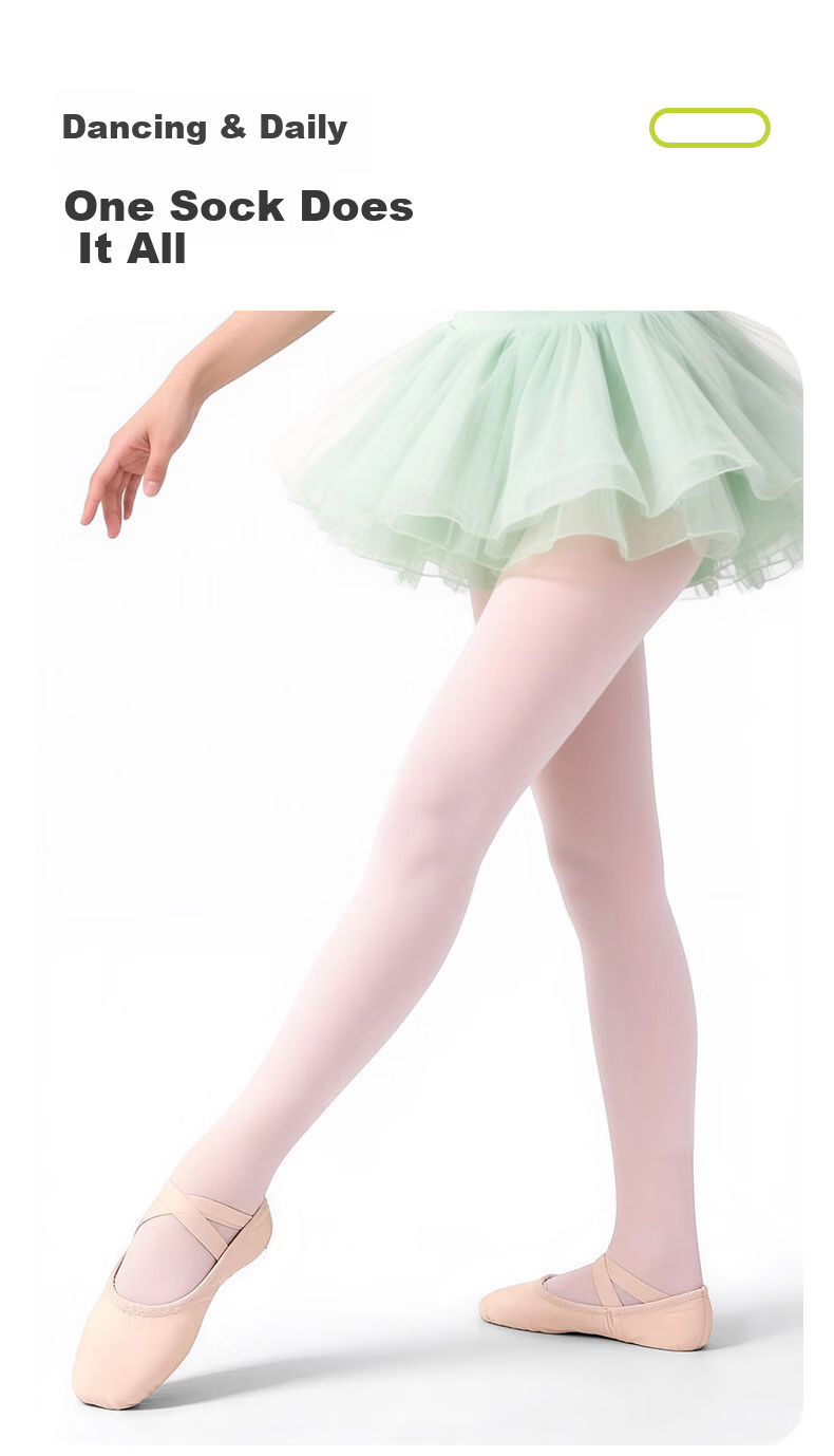 Modal Children's Dance Socks White Tights Summer Thin Girls Versatile Pantyhose Baby Outdoor Footed Dance Socks 19