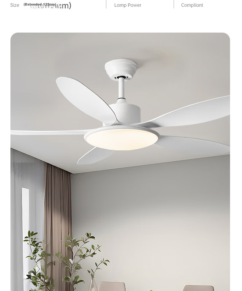 Airmate [With Installation] Ultra-thin Integrated Ceiling Fan Light 52-inch Large Size for Living Room Dining Room Bedroom 16