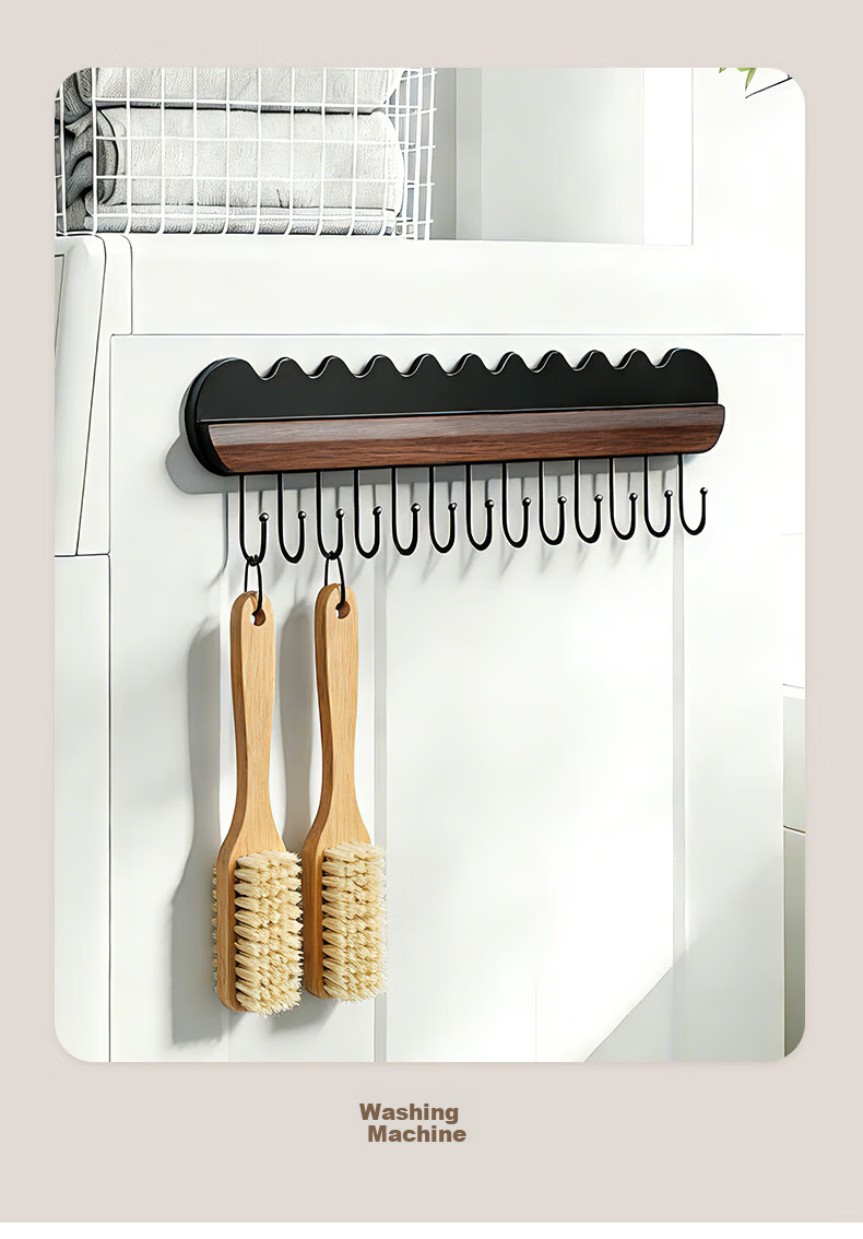 FANXIA Magnetic Hook Strong Clothes Hook for Entrance Security Door Key Storage Rack Refrigerator Organizer Rack 6