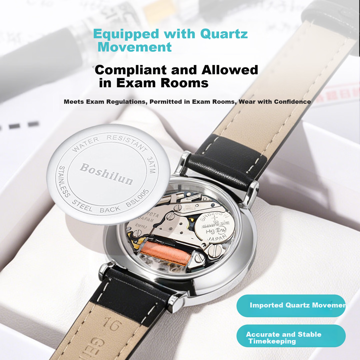 Bausch & Lomb Watch High School Entrance Exam Special Unisex Kids Time-Only Sports Silent Quartz Watch