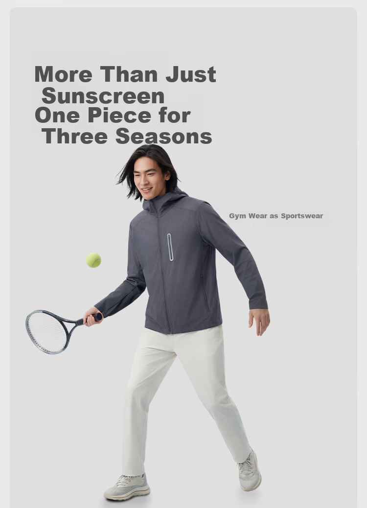 JD Jingzao Premium UV Protection Jacket Men Women Summer 2026 New Light Khaki M 14