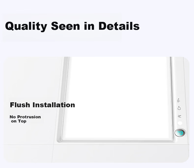 AUPU Smart Series Upgraded Sliding Cover Human Sensor Lighting AI Constant Temperature Deodorization Warm Air Ventilation S6-Air 13
