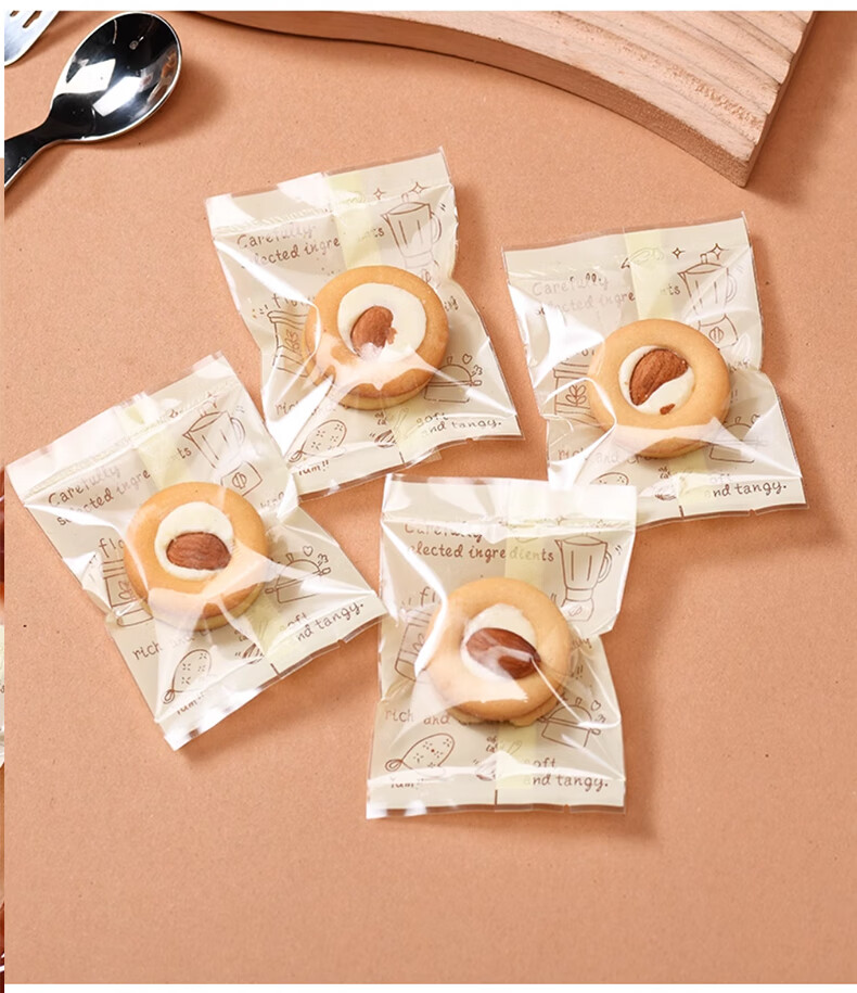 Shihua Baking Snowflake Crisp Packaging Bag Machine Sealing Bag 7*10CM Candy Handmade Nougat Biscuit Packaging Bag 8