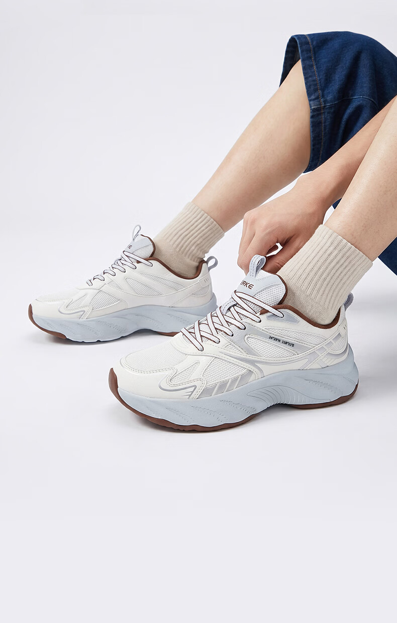 ERKE Casual Men's Shoes 26 New Anti-Slip Shock Absorption Sports Comfortable Dad Shoes | Long Fei Feng Wu 4.0 24