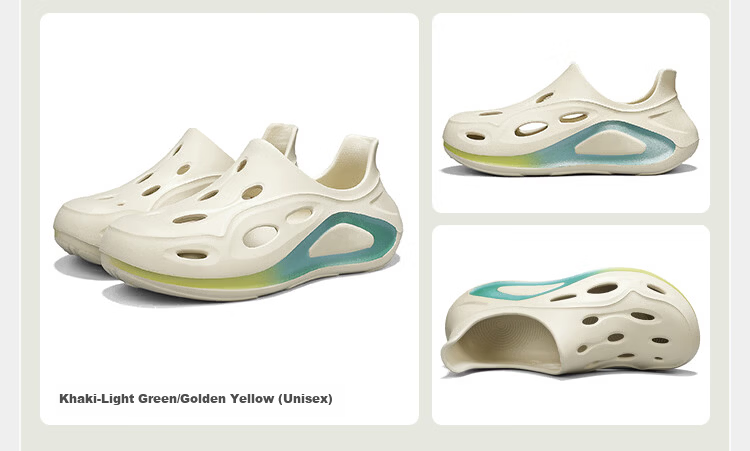 Jingzhenlianggong Hollow Out Sandals Senma Style Outdoor Non-Slip Water Shoes White Size 44-45 20