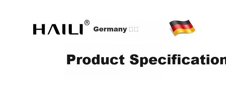 Haili Bathroom Large Hole Shower Head Shower Heater High Flow Handheld Shower Head Universal 09953 18