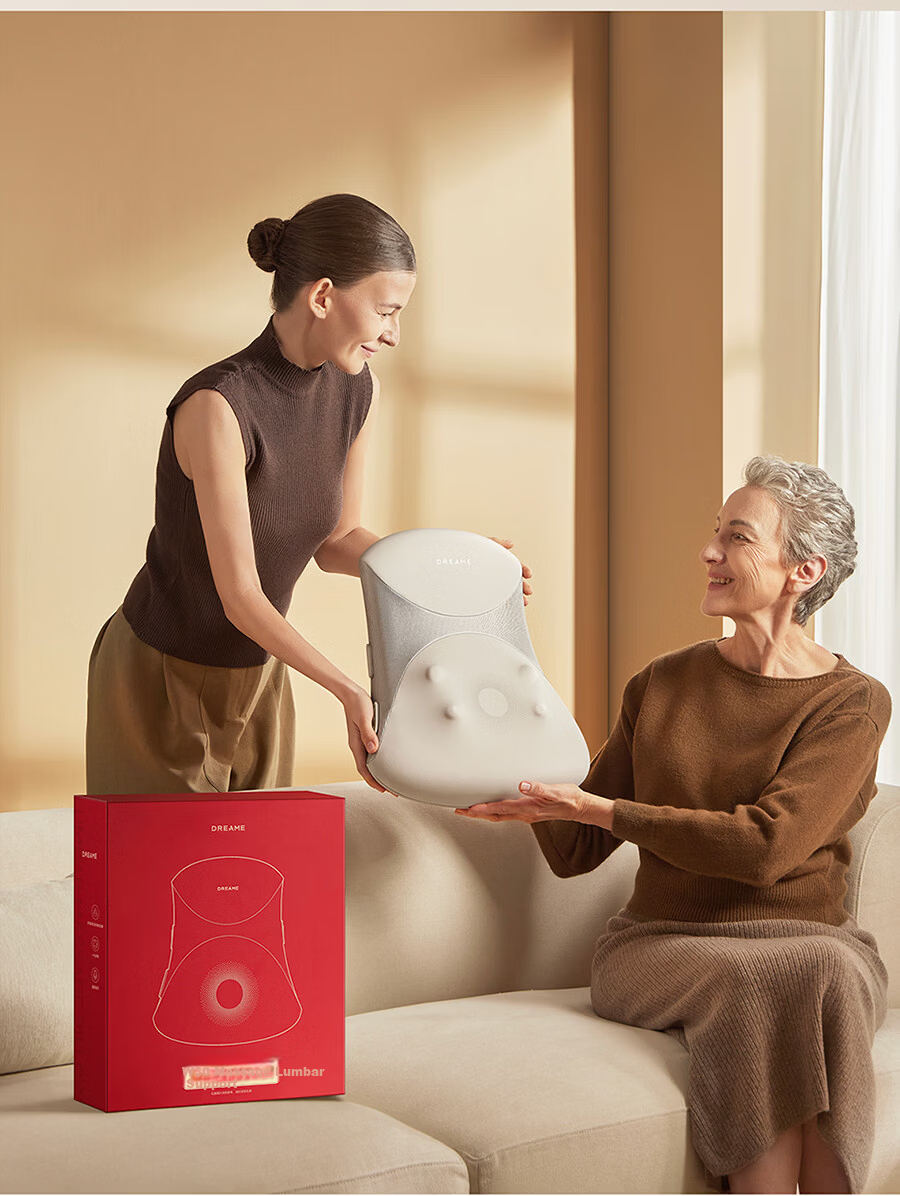 Dreame Smart Waist Massager Cushion Neck Shoulder Waist Back Leg Massager Heat Kneading Waist Protector W30 Practical Birthday Gift for Elders Parents and Friends 25