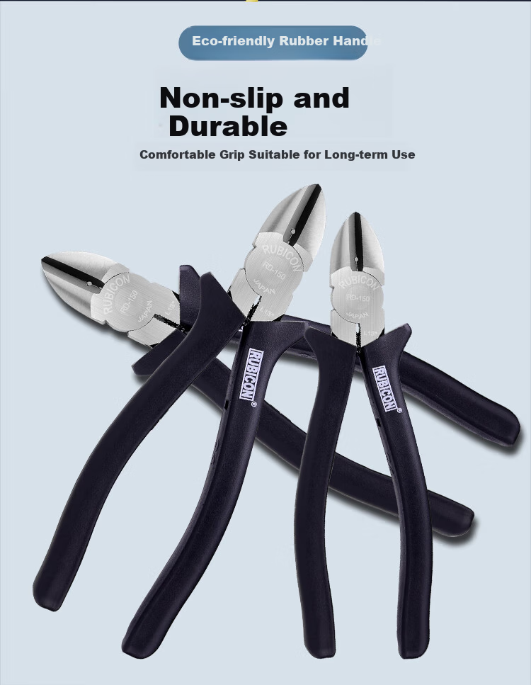 RUBICON Industrial Grade 6-Inch Diagonal Cutting Pliers RD-150 8