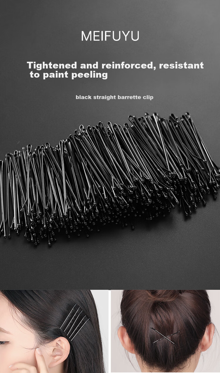 MEIFUYU Hair Clips Set 150 Pieces (Straight Clips + Wavy Clips + U-Shaped Clips) for Updos, Bangs, and Hair Sectioning WH7209 1