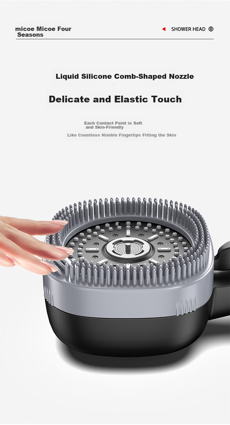 MICOE Shower Handheld High-Pressure Sprayer Multi-Function Large Panel Shower Head Bathroom HS6H 5