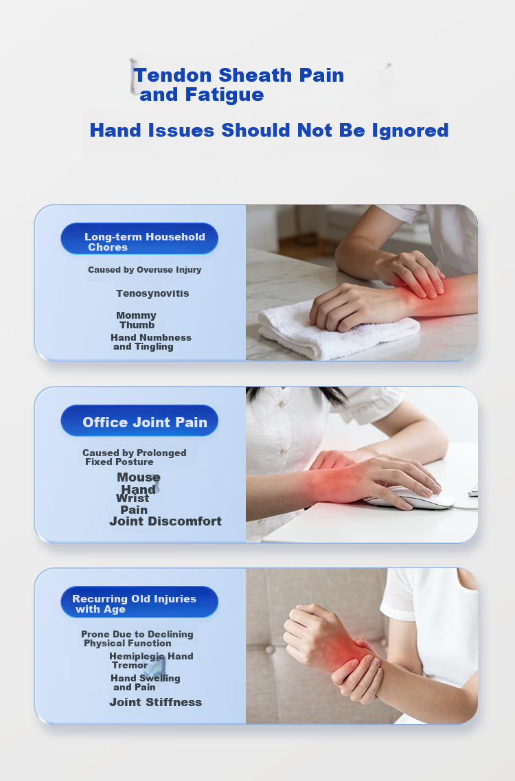 Keliang Hand Massager Wrist Massager Carpal Tunnel Syndrome Brace Pulse Heat Therapy Mother's Birthday Gift Girlfriend Gift Year of the Horse Limited Edition Gift Box [Price Guarantee 618] 2