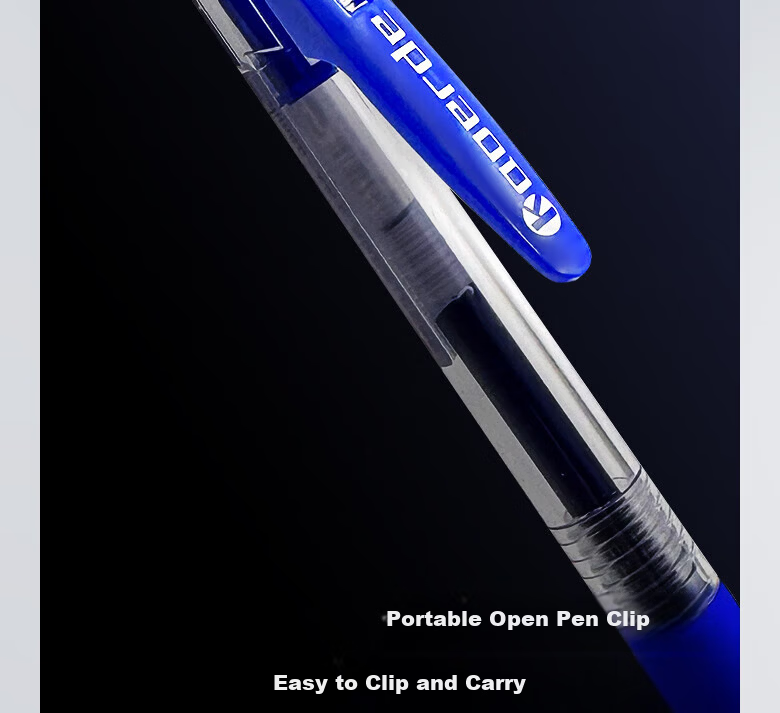 Kaoerde Brand Signature Pen 0.5mm Student Gel Pen Business Office Meeting Pen [8834] Black / [12pcs] 8