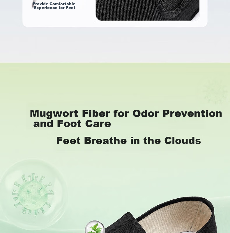 Lifeng Old Beijing Cloth Shoes Men's Genuine JD Self-operated Mugwort Odor-resistant Handmade Thousand-layer Middle-aged and Elderly Single Shoes Black 38 8
