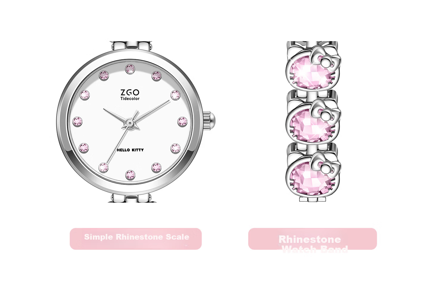 ZGO Sanrio Women's Mechanical Style Quartz Watch Small Dial Student Bracelet Valentine's Day Gift for Girlfriend 11