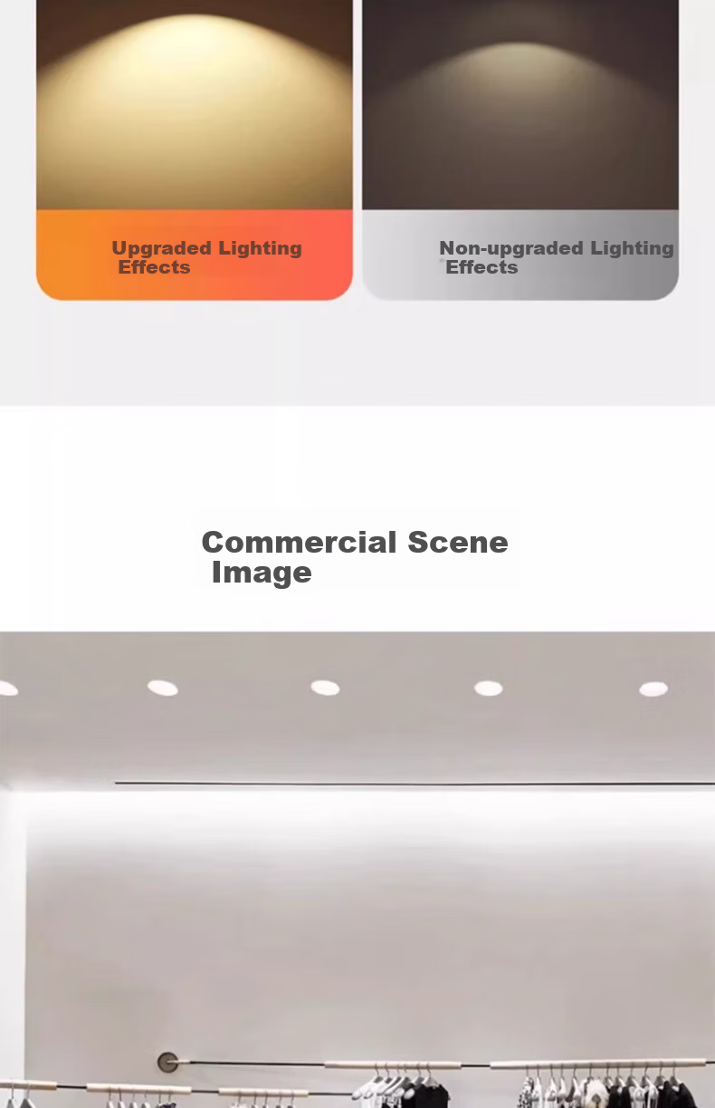 Fanyao LED Downlight 2.5 Inch 5W Neutral Light 4000K Ultra-thin Recessed Ceiling Light Crystal Lamp Cutout Size 75-85mm 8