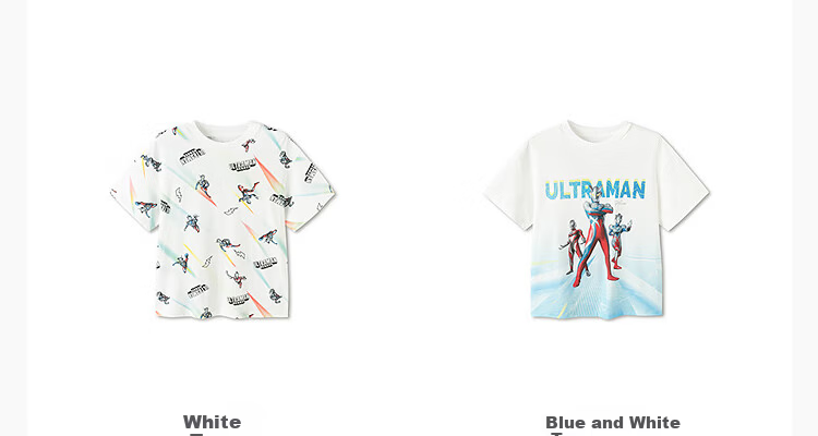 Balabala Boys Short Sleeve T-Shirt Kids 2026 Summer Collection [Ultraman IP Mall Edition] 9