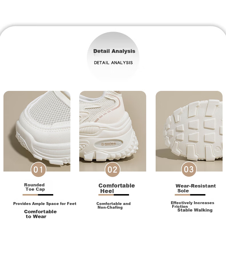 Cartelo Crocodile Women's Summer New Thin Mesh Breathable Soft Elastic Thick Sole Lightweight Dad Sneakers 1804 Khaki Size 36 1