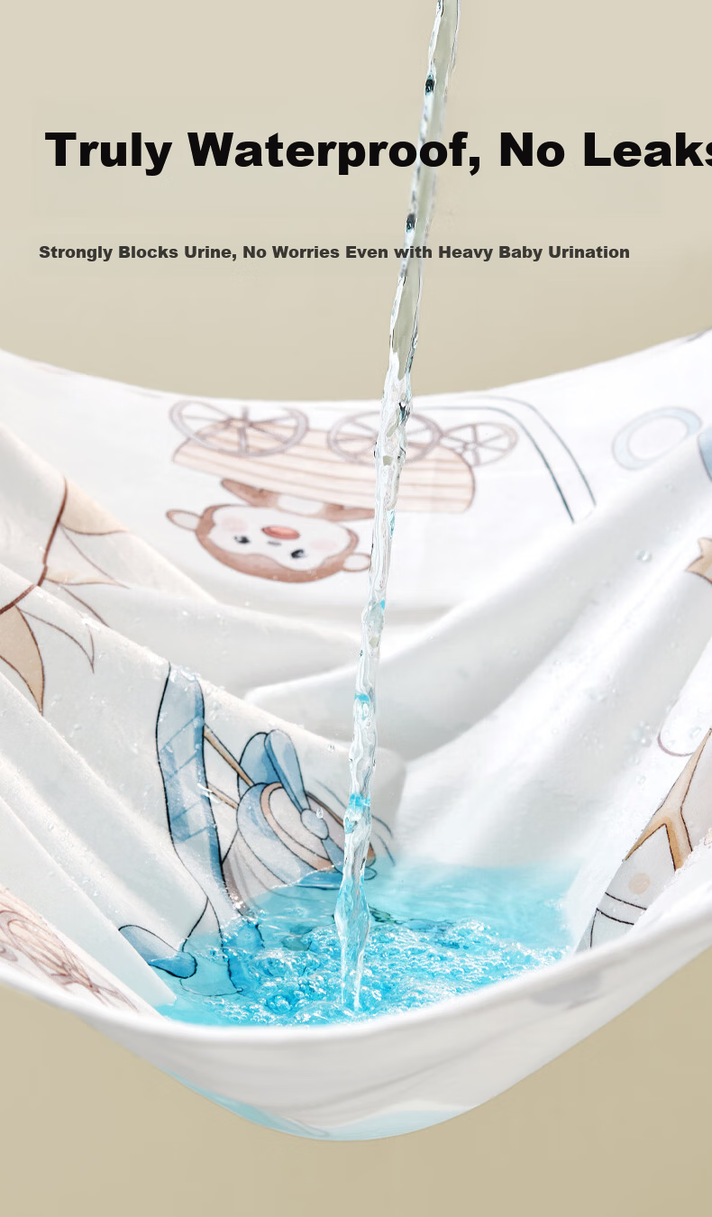 OUYUN Baby Waterproof Washable Mattress Protector Diaper Pad Adult Care Pad Menstrual Pad Urine Mat 100x80cm 6