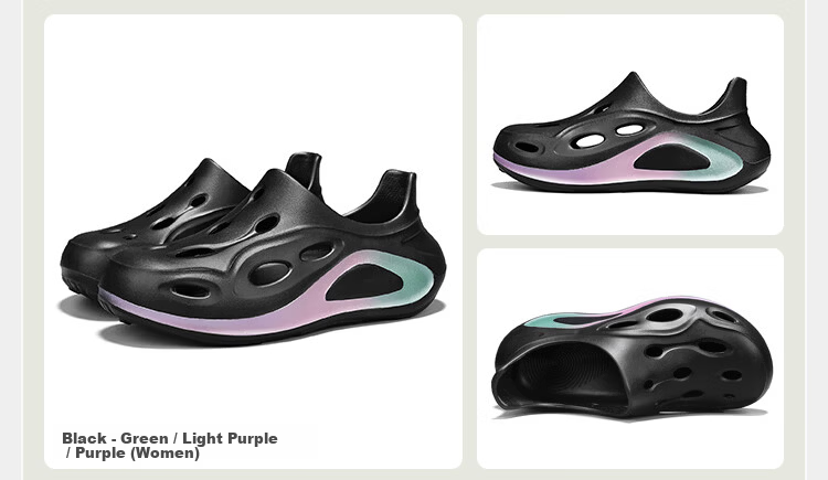 Jingzhenlianggong Hollow Out Sandals Senma Style Outdoor Non-Slip Water Shoes White Size 44-45 18