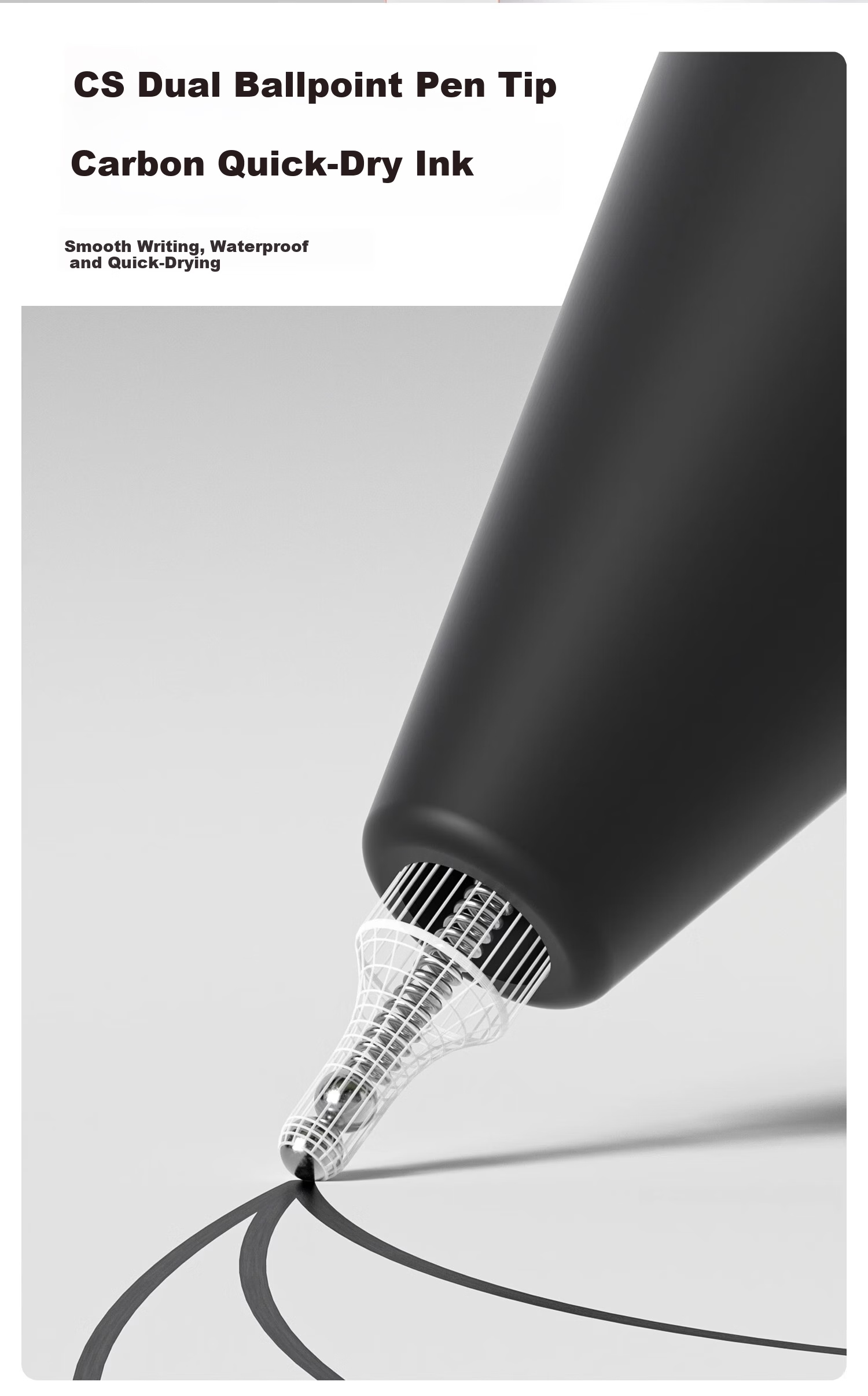 Wusheng NBX Upgraded 2nd Generation Quick-Dry Smooth Black Gel Pen High-Value Black Tech Mecha Style Exam Pen for Middle and High School Students Future Green 4