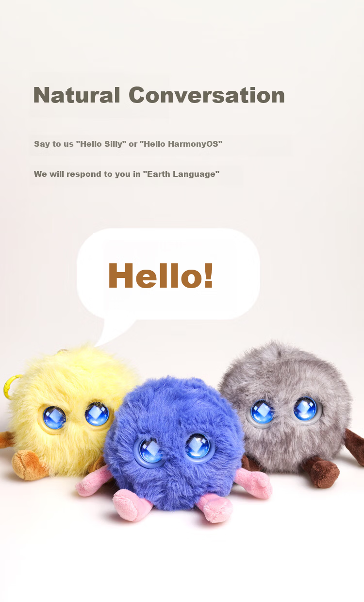 Fuzai Huawei AI Cute Emotional Trendy Plush Companion Robot Electronic Pet Gift Birthday Present 2