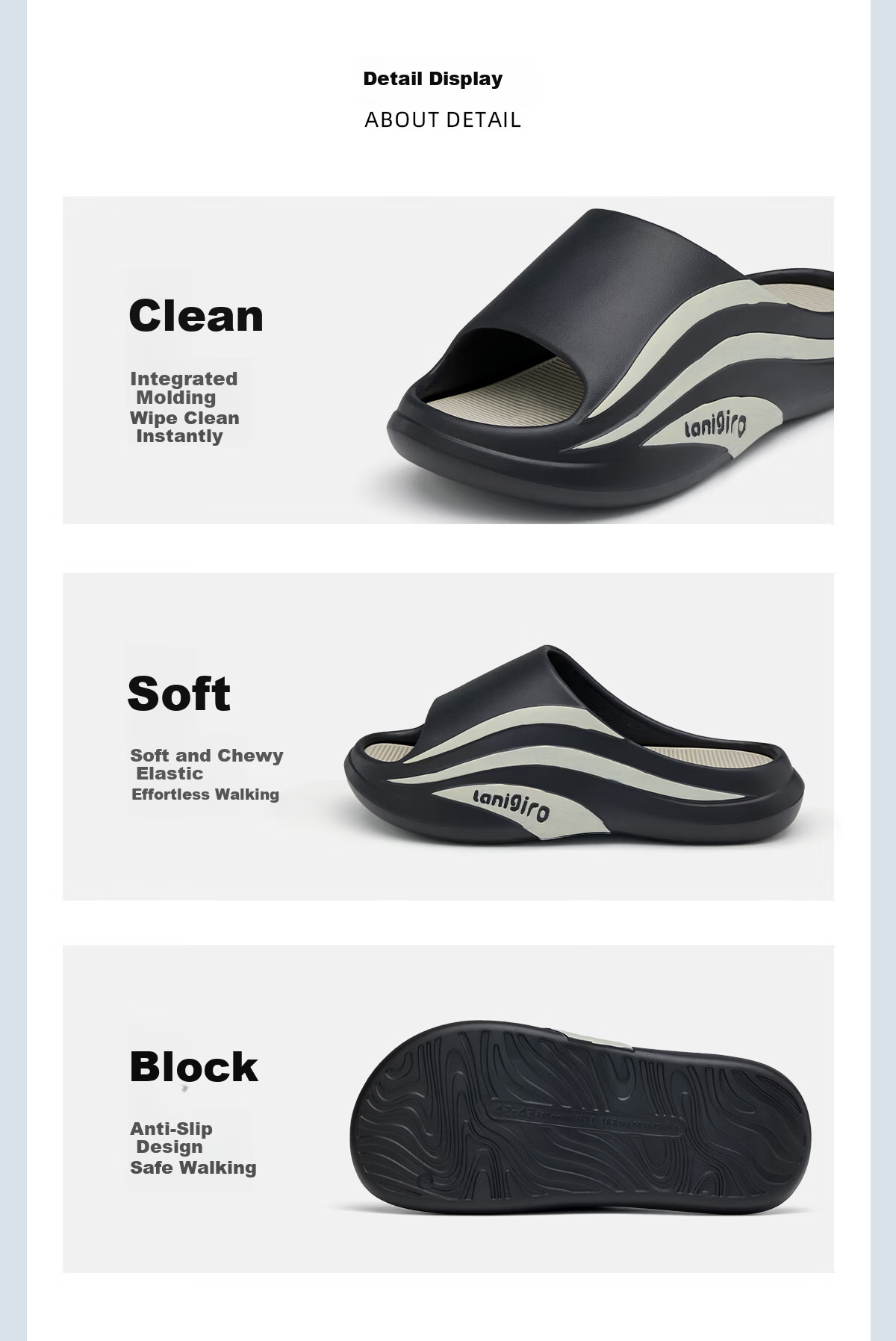 TZLDN Men's Sports Cooling Slippers 2026 New Summer Outdoor Non-Slip Odor-Resistant Thick-Soled Basketball Slippers for Men Students Outdoor Wear 14