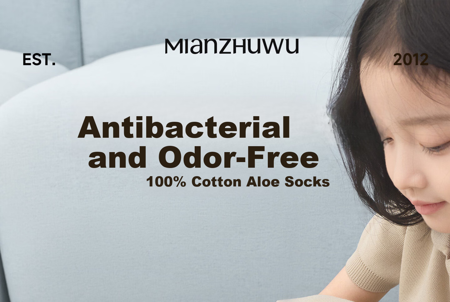 Mianzhuwu Children's Socks Girls Spring Summer Thin Breathable 100% Pure Cotton A-Class Cute Seamless Student Mid-Calf Socks 5 Pairs 1