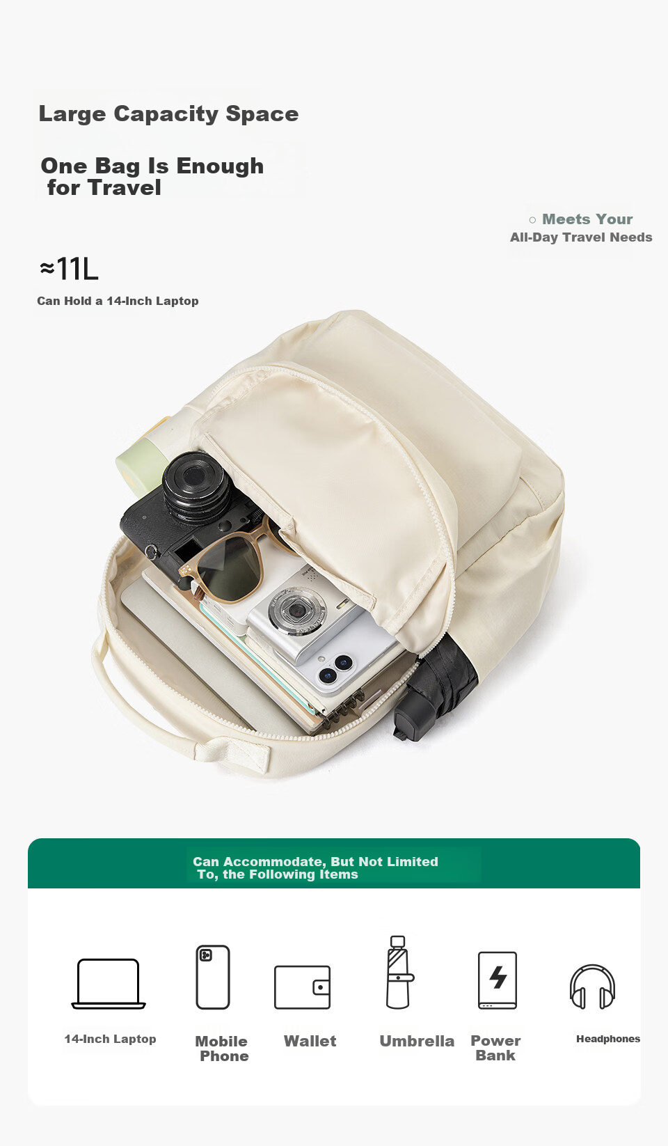 Hotwind Women's Backpack 2026 New College Student School Bag Junior High High School Laptop Bag Outdoor Lightweight Commuter Fashion Backpack 6