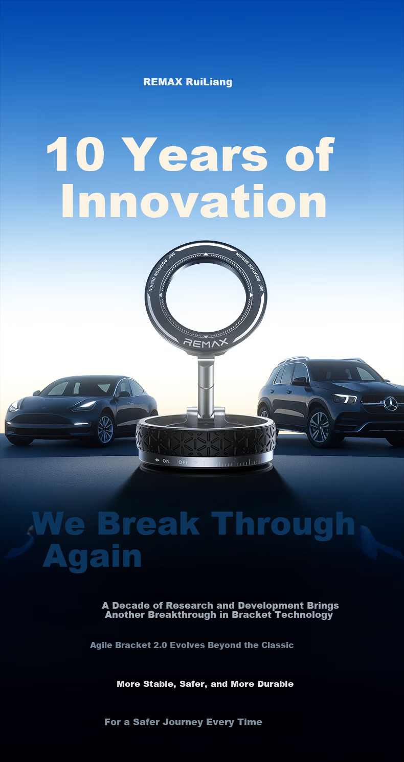 REMAX Free Shipping Mobile Phone Stand iPad Tablet Stand Lazy Desktop Car Mount Multifunctional Compact Foldable Portable 360° Rotatable Model 1