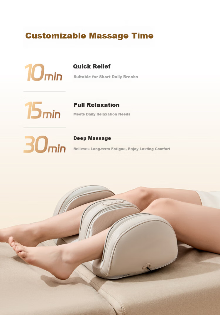 JD Jingzao Leg Massager Calf Massager Airbag Kneading Heat Muscle Relaxation Foot Therapy Machine Practical Birthday Gift for Parents Elders Boyfriend Girlfriend 12