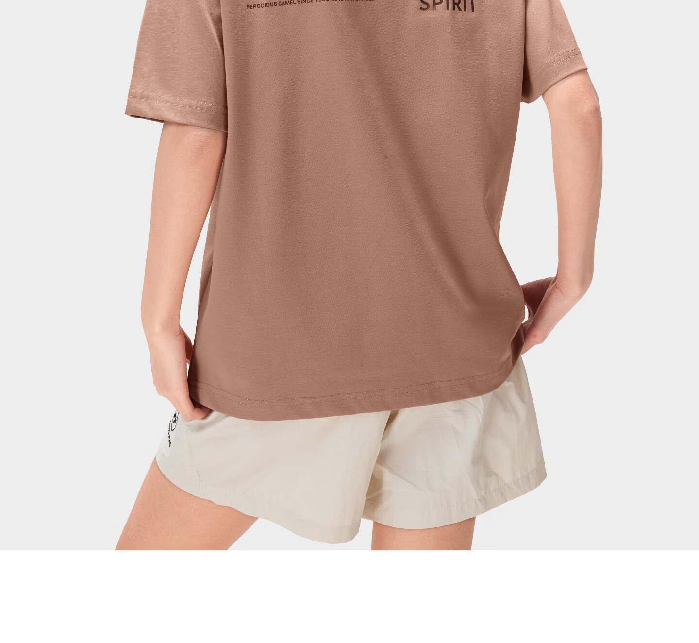 CAMEL Outdoor Quick-Dry T-Shirt Unisex Spring Summer 2026 Short Sleeve Breathable Sweat-Absorbing Cotton Hiking Mountaineering Sports Top 9032 43