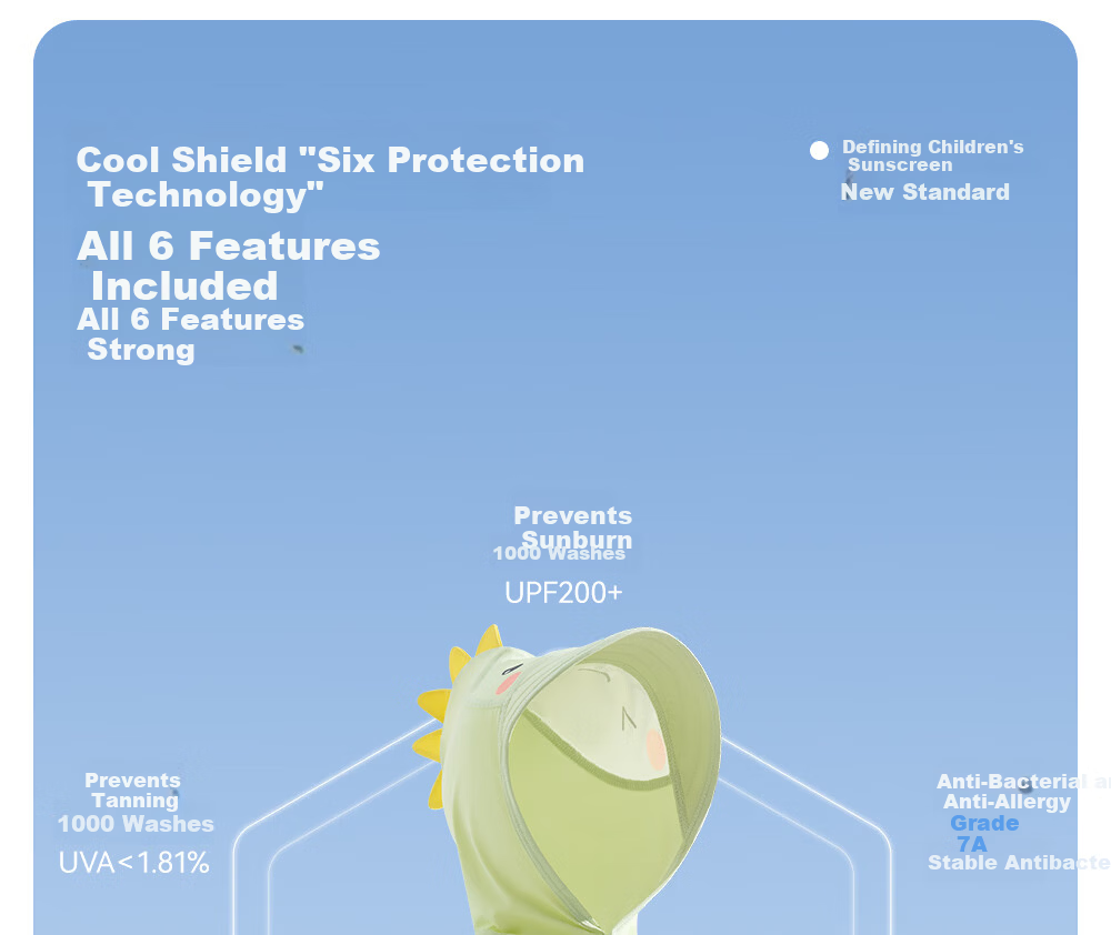 Betis Baby Sunscreen Jacket 2026 New Breathable Sunshade Cape Lightweight Children's Sun Protection Clothing Boys and Girls Skin Jacket 5
