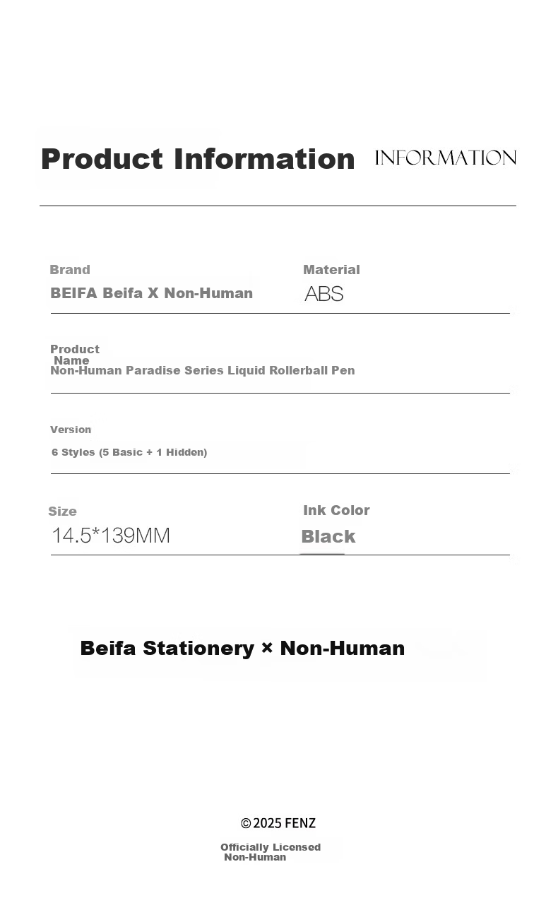 BEIFA Beifa Non-Human Collaboration Skewer Pen High-Value Click Ballpoint Pen Student Creative Fun Stationery Large Capacity Long-Lasting Cute Stress Relief Pen [Back to School Essential] 7