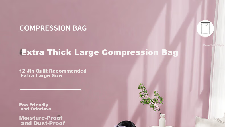 Antu Vacuum Compression Storage Bags for Clothes and Quilts, Special Luggage Air Extraction Bags, Household Sealed Storage Organizer Bags 2