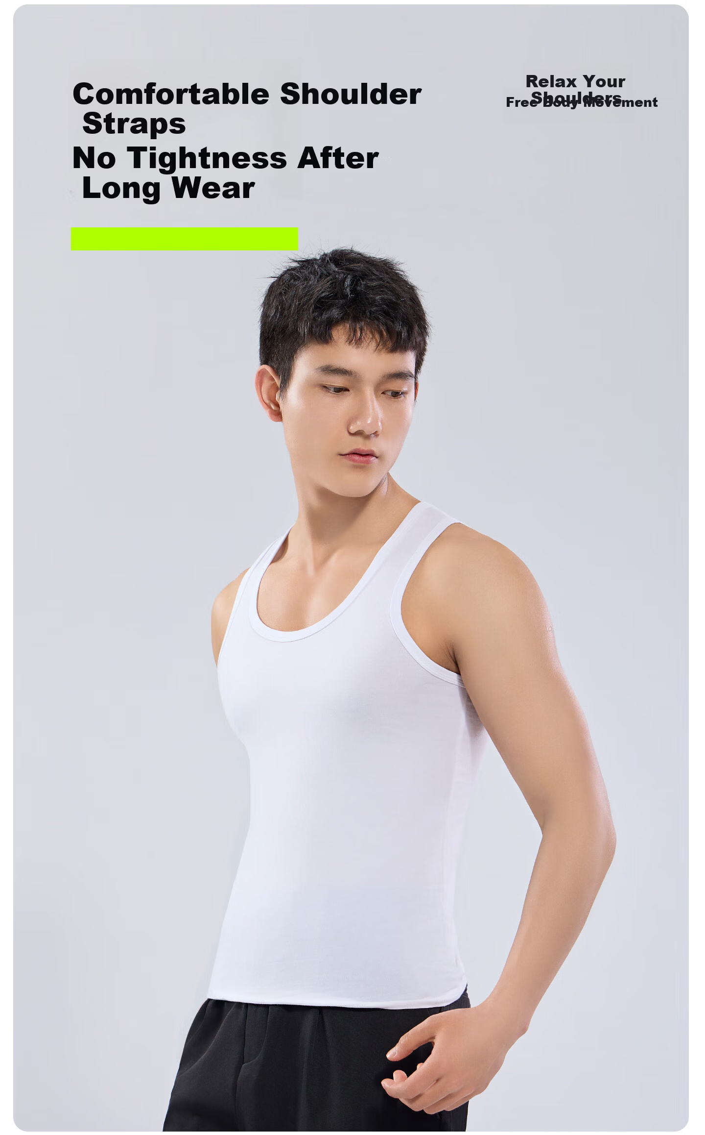 Youkeshu Men's Summer Thin Cotton Slim Fit Tank Top Sports Sleeveless Sweat-Absorbing Fitness Shirt 10