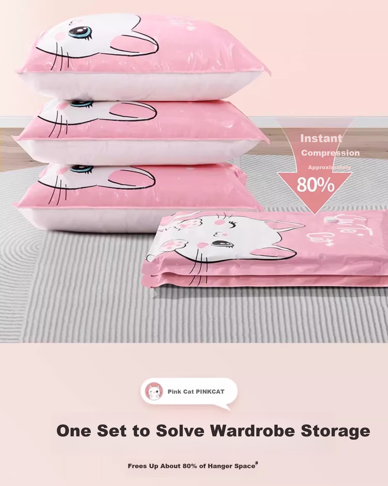 Ontu Vacuum Compression Storage Bags Clothes Organizer Electric Pump Air Extraction Bag Quilt Duvet Down Jacket Sealing Packing Bags 2