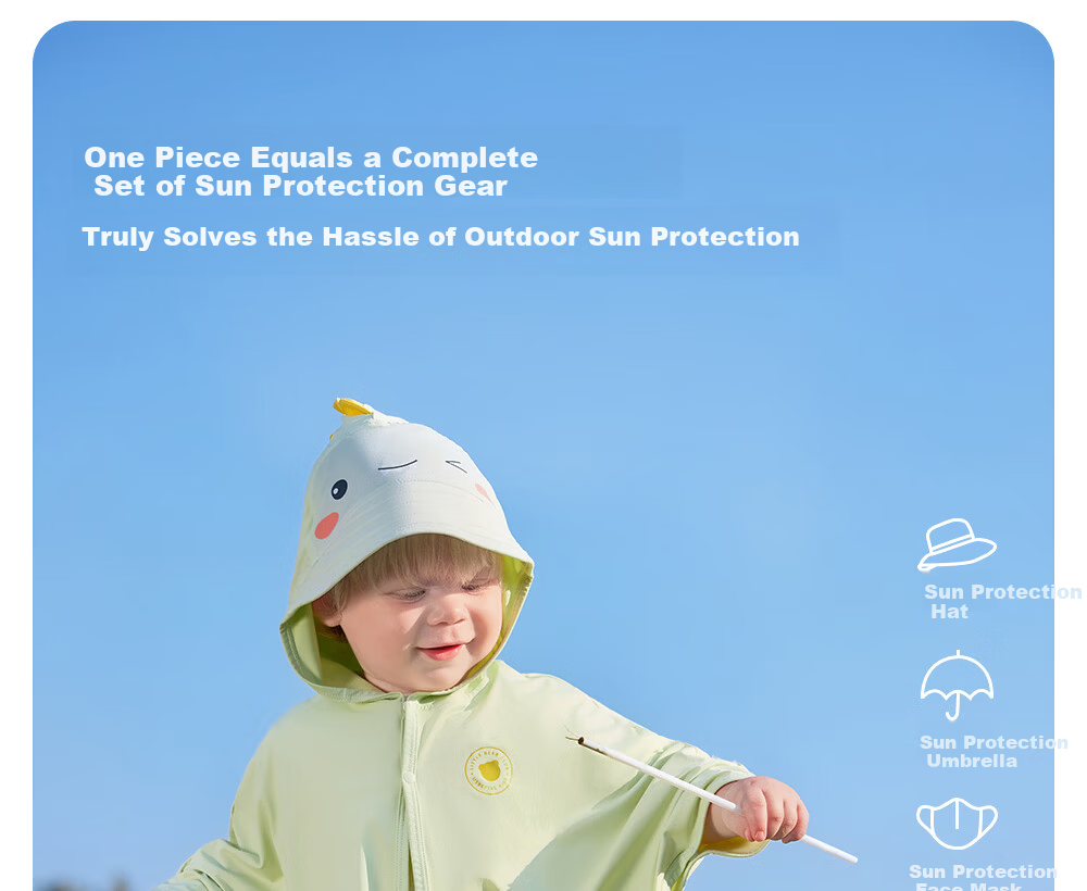 Betis Baby Sunscreen Jacket 2026 New Breathable Sunshade Cape Lightweight Children's Sun Protection Clothing Boys and Girls Skin Jacket 21
