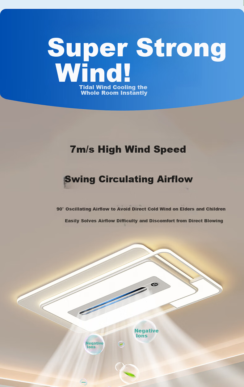 HP Pure Eye Protection Living Room Leafless Fan Ceiling Light Smart Bedroom Lamp Zhongshan Lighting Zhenzhiguang 7