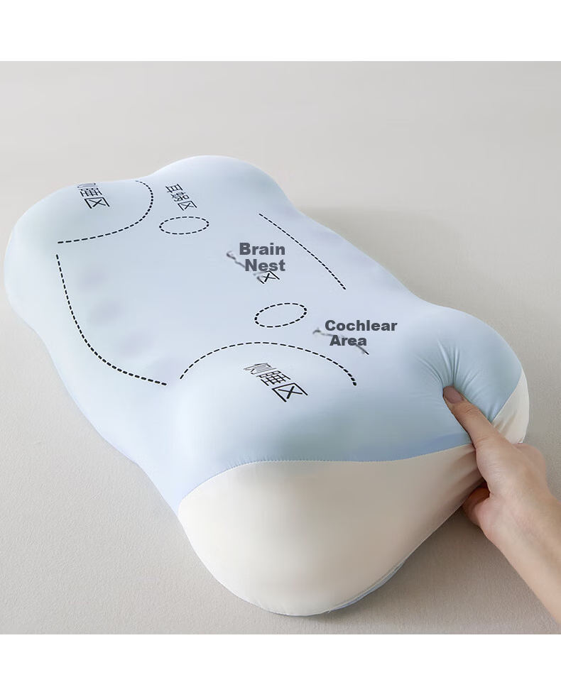 MiiOW Memory Foam Neck Support Pillow for Sleep, Side Sleeping Cervical Pillow Core, Adult Neck Protection Pillow 30*60cm 8