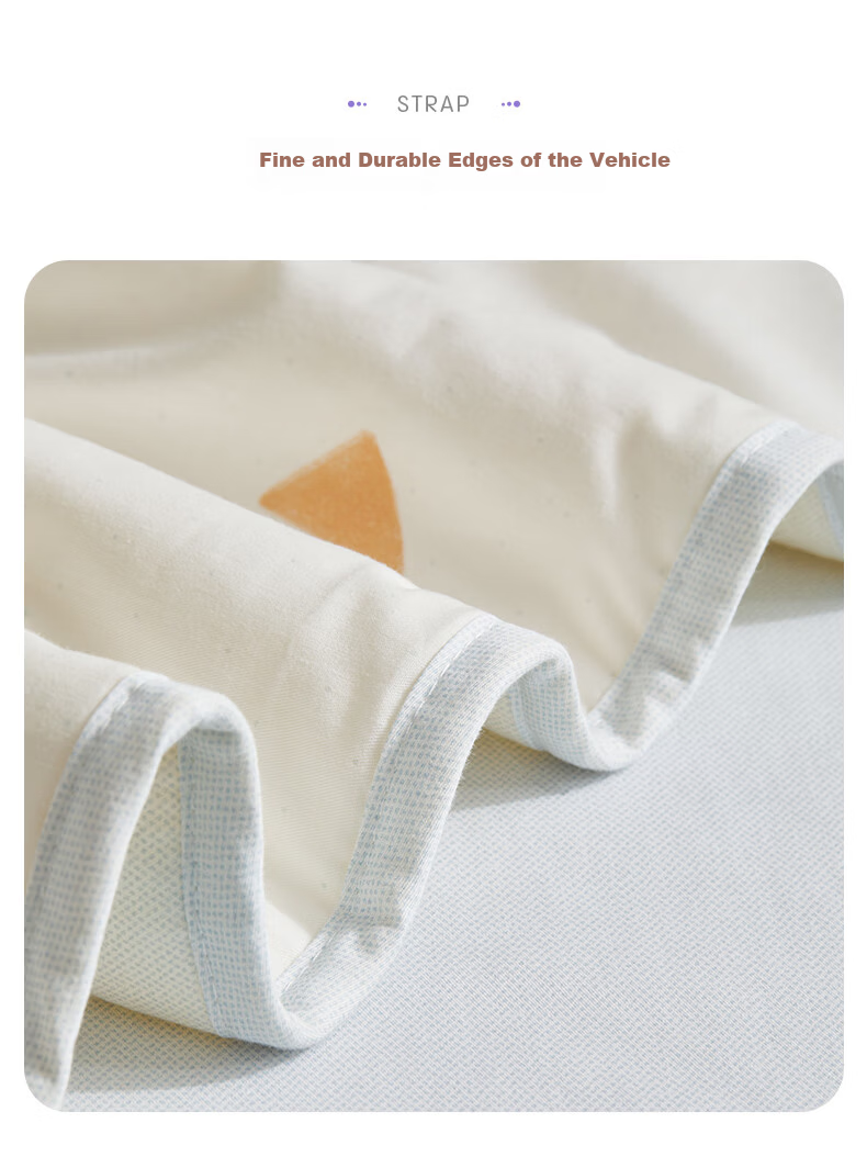 Luolaikids Quilt, 100% Cotton Washable, 50% Soybean Summer Cool Comforter, Class A Antibacterial Pure Cotton Air Conditioning Blanket 11