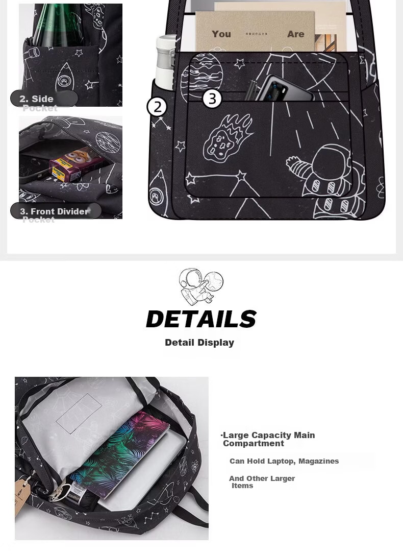 JANSPORT Jasper Backpack Men's Casual Printed Forest Style Student Campus Laptop Bag 4QUEGX9 3