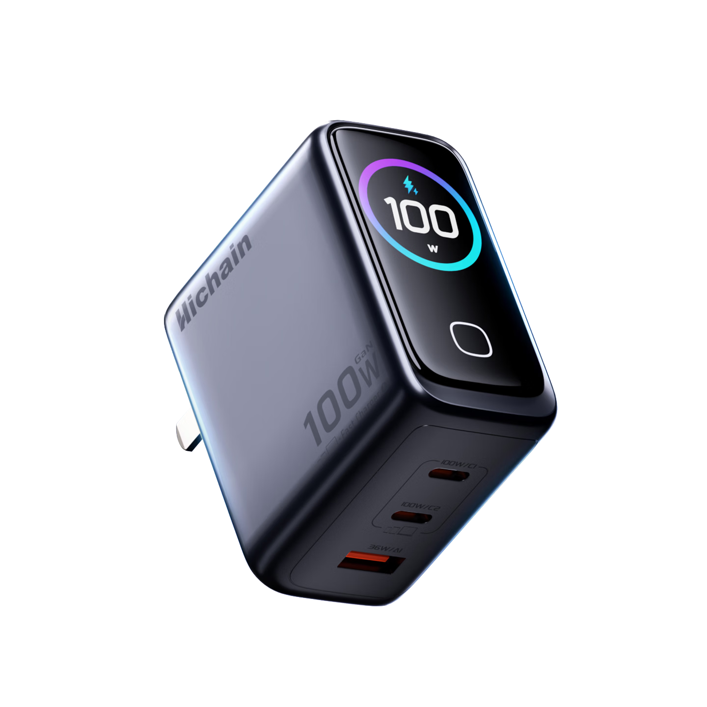 Hichain Hechang 100W GaN Charger Set 100W PD Fast Charging Adapter for Apple iPhone 17 Xiaomi Huawei Honor Phones Tablets Laptops